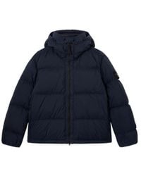 Stone Island - Matt Ripstop Cordura Hooded Down Jacket - Lyst