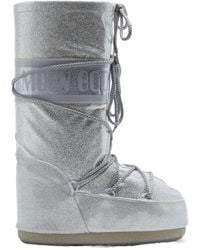 Moon Boot - Icon Glitter Snow Boots - Lyst