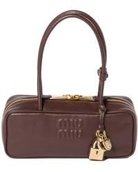 Miu Miu - Beau Zipped Shoulder Bag - Lyst