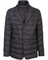 Herno - Layered-Effect Quilted Down Jacket - Lyst