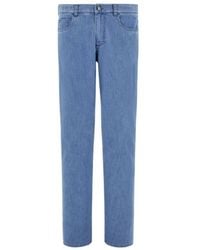 Canali - Mid-Rise Slim-Fit Jeans - Lyst