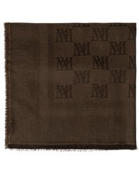 Max Mara - Gelato Monogram-Jacquard Frayed Scarf - Lyst
