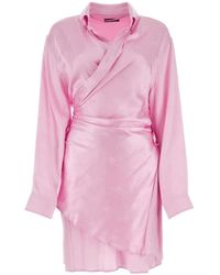 Balenciaga - Silk Dress - Lyst