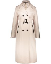 Herno - Double-Breasted High-Neck Trench Coat - Lyst