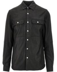 Rick Owens - Buttoned Long-Sleeve Overshirt - Lyst