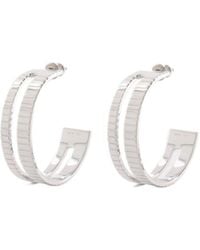 Ivi - Slot Hoop Earrings - Lyst