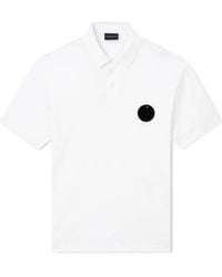 Emporio Armani - Appliqué Polo Shirt - Lyst
