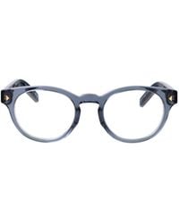 Prada - Eyewear Round Frame Glasses - Lyst
