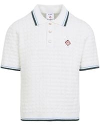 CASABLANCA - Short-Sleeve Polo Shirt - Lyst