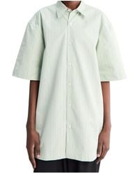 Dries Van Noten - Short-Sleeved Striped Shirt - Lyst