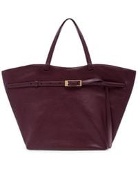 Anine Bing - Elly Tote Small-Grained Leather - Lyst