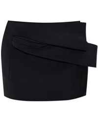 Givenchy - Mid-Rise Draped Mini Skirt - Lyst