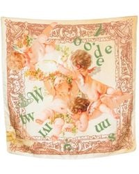 Vivienne Westwood - Cherub Print Square Scarf - Lyst