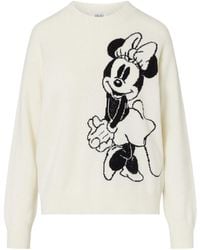 Liu Jo - Mrs Mouse Wool Jacquard Sweater - Lyst
