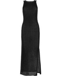 Tom Ford - Side Slit Sleeveless Midi Dress - Lyst