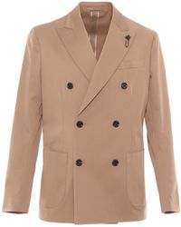 Lardini - Double-Breasted Tailored Blazer - Lyst
