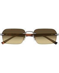 Gucci - Rectangle Sunglasses - Lyst