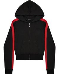 Dion Lee - Hooded Zip-Up Sweatshirt - Lyst