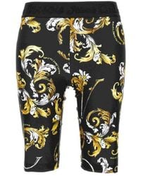 Versace - Jeans Couture Barocco Printed Cycling Shorts - Lyst