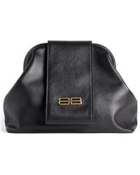 Balenciaga - Bb Icon Logo Medium Clutch Bag - Lyst
