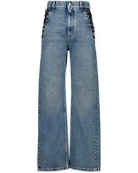 Stella McCartney - High-Waist Straight-Leg Jeans - Lyst