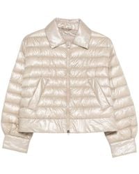 Herno - Polo-Collar Padded Jacket - Lyst