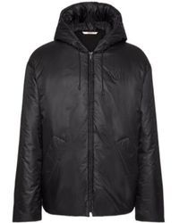 Valentino - Zip-Up Drawstring Padded Coat - Lyst