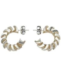 Bottega Veneta - Logo Logo Earrings - Lyst