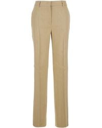 Alberta Ferretti - High-Waist Tailored Trousers - Lyst