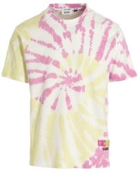 Gcds - Logo Printed Tie-Dye Crewneck T-Shirt - Lyst