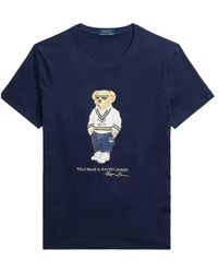 Polo Ralph Lauren - Custom Slim Fit Polo Bear Jersey T-Shirt - Lyst