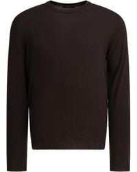 Zanone - Crewneck Long-Sleeved Jumper - Lyst