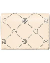 Marni - Geometric Logo-Print Wallet - Lyst