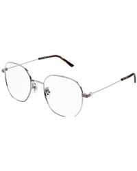 Gucci - Eyewear Round Frame Glasses - Lyst
