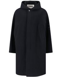 Jil Sander - Zipped Hooded Jacket - Lyst