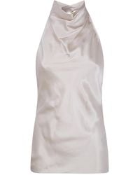 Balmain - Halter Neck Top - Lyst