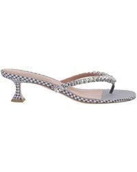 AMINA MUADDI - Gigi Satin Sandals - Lyst