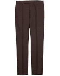 Prada - Mohair And Silk Pants - Lyst