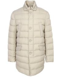 Herno - Quilted Long-Sleeve Down Jacket - Lyst
