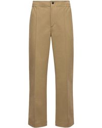 Moncler - Grenoble Logo Embroidered Straight Leg Pants - Lyst