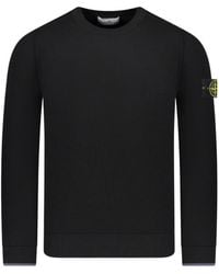 Stone Island - Compass Patch Crewneck Jumper - Lyst