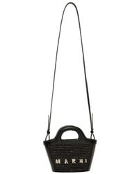Marni - Tropicalia Interwoven Mini Tote Bag - Lyst