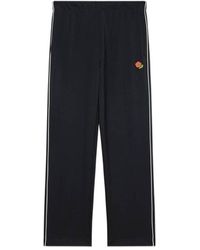 KENZO - Pop' Embroidered Straight Track Jogpants - Lyst