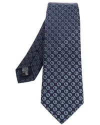 Giorgio Armani - Logo-Jacquard Tie - Lyst