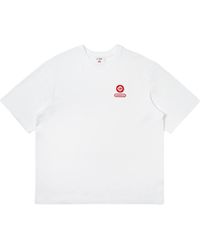 CASABLANCA - Logo Patch Short Sleeve T-Shirt - Lyst