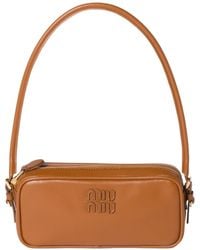 Miu Miu - Leather Pouch - Lyst