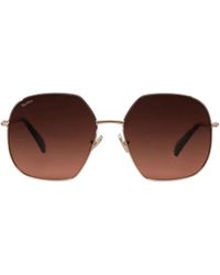 Max Mara - Plain Colour Print Sunglasses - Lyst