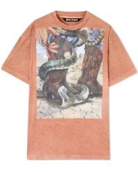 Palm Angels - Graphic Printed Crewneck T-Shirt - Lyst