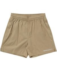 Represent - Logo Embellished Bermuda Shorts - Lyst