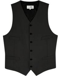 MM6 by Maison Margiela - V-Neck Vest - Lyst